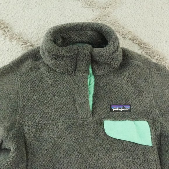 Patagonia Re-Tool Snap-T Fleece Pullover Sweater Womens Extra Small Pull Over - Picture 3 of 12
